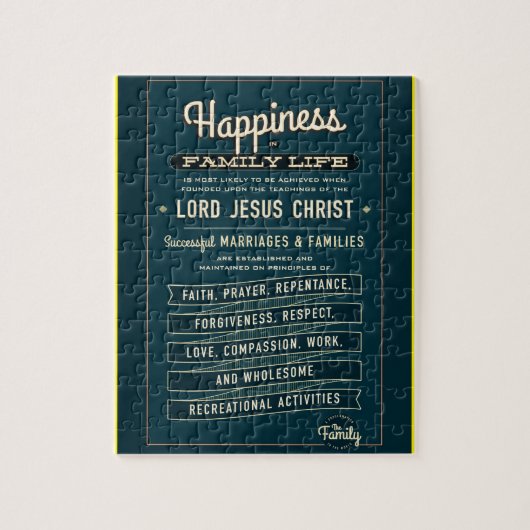Puzzle de proclamation de famille de LDS (Vertical)