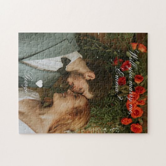 Puzzle de proposition mariage (Horizontal)