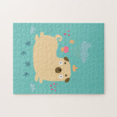 Puzzle de Puggy heureux (Horizontal)