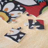 puzzle de puissance de fleur hippie (Côté)