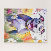 Puzzle de puzzle de chien taureau Pit (Horizontal)