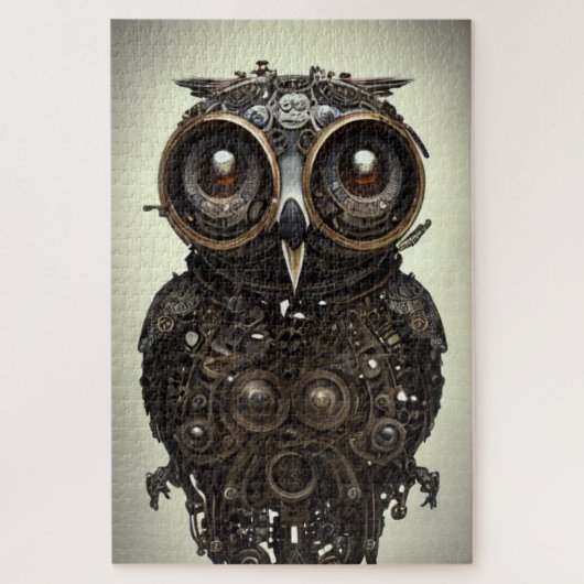 Puzzle de puzzle de hibou Abstrait (Vertical)