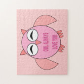 Puzzle de puzzle de message d'amour mignon (Vertical)