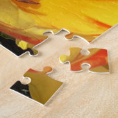 Puzzle de puzzle jaune et rouge (Côté)