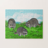 Puzzle de raton laveur (Horizontal)