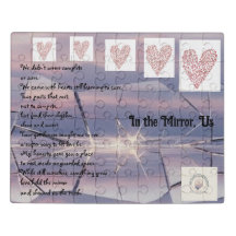 Puzzle de réflexion poétique : Miroir de l'amour