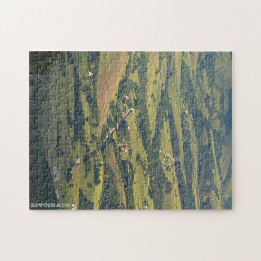 Puzzle de relaxation verte Divcibare (Horizontal)