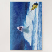 Puzzle de requin de pêche nautique océan (Vertical)