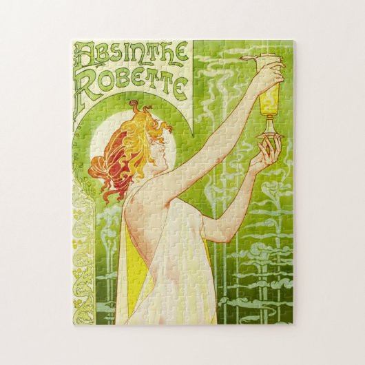 Puzzle de Robette d'absinthe d'Alphonse Mucha (Vertical)