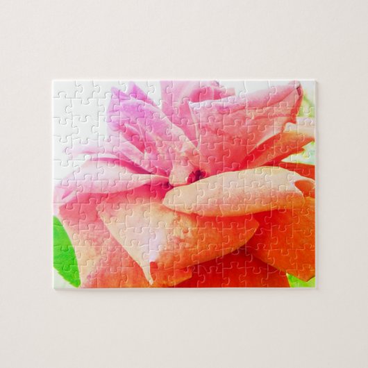 Puzzle de rose de thé (Horizontal)
