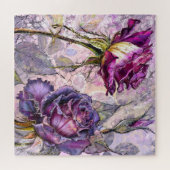 Puzzle de Roses Violettes (Horizontal)