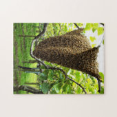 Puzzle de ruche d'abeille de kiwi (Horizontal)