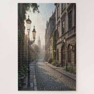Puzzle de rue européenne vintage