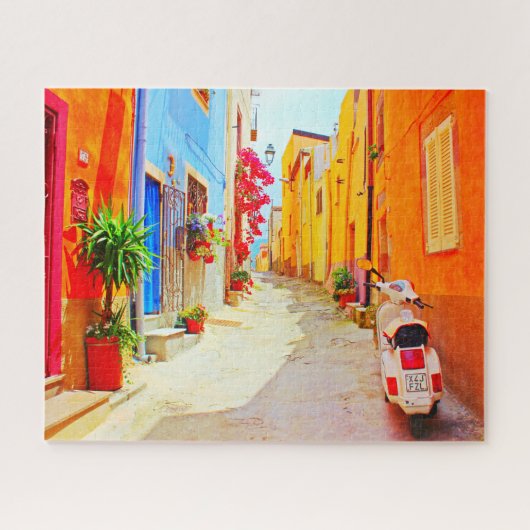 Puzzle de rue italienne (Horizontal)