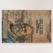 Puzzle de sagesse Socrates - Un cadeau parfait pou (Horizontal)