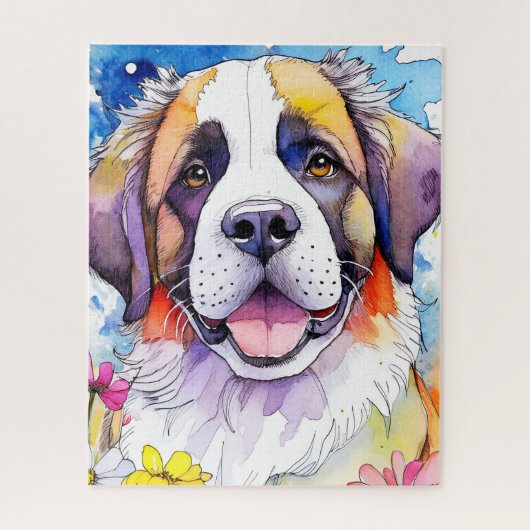 Puzzle de Saint Bernard Dog (Vertical)