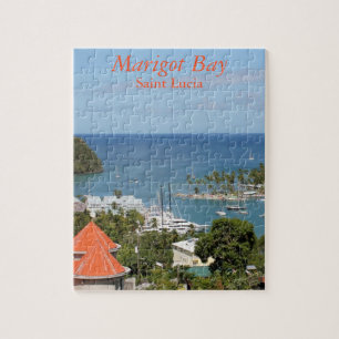 Puzzle de Sainte-Lucie de baie de Marigot