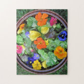 Puzzle de salade de fleurs (Vertical)