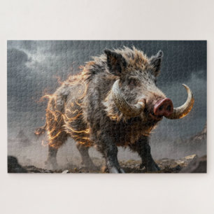 Puzzle de sanglier de l'esprit celtique