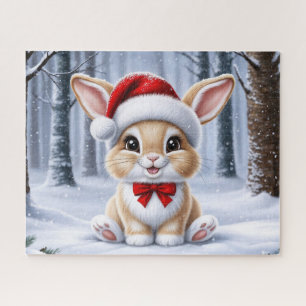 Puzzle de Santa Hat Bunny