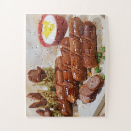 Puzzle de saucisse de boeuf (Vertical)