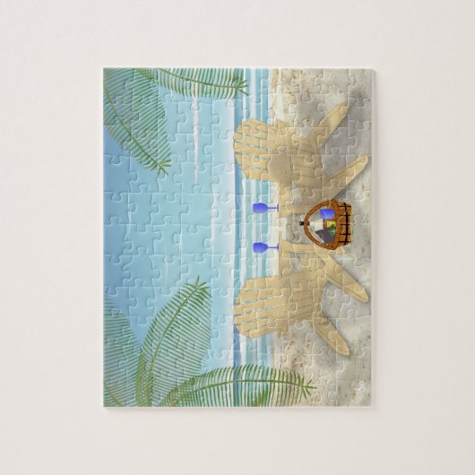 Puzzle de scène de plage (Vertical)