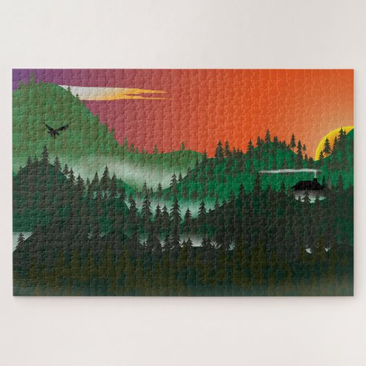 Puzzle de scène sauvage (Horizontal)