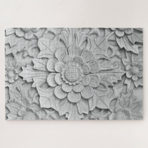 puzzle de sculpture de fleurs
