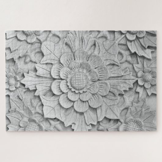 puzzle de sculpture de fleurs (Horizontal)