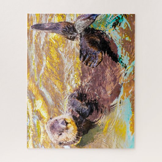 Puzzle de Sea Otter (Vertical)