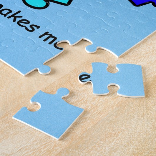 Puzzle de sensibilisation sur l'autisme (Côté)