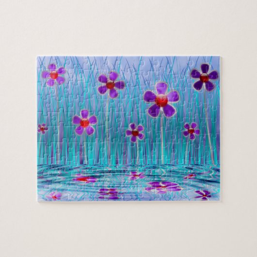 Puzzle de Shy Daisies (Horizontal)