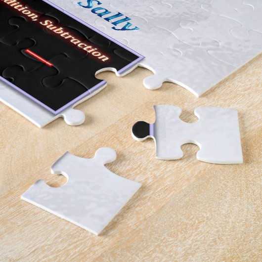 Puzzle de signature de maths (Côté)