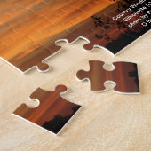 Puzzle de silhouette de moulin à vent de pays (Côté)