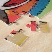 Puzzle de singe de chaussette (Côté)