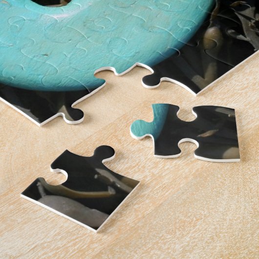 puzzle de sirène à queue bleue (Côté)