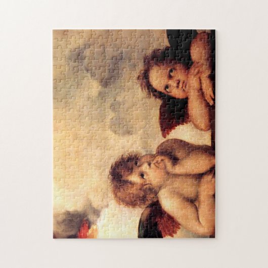 Puzzle de Sistine Madonna d'anges de Raphael (Vertical)