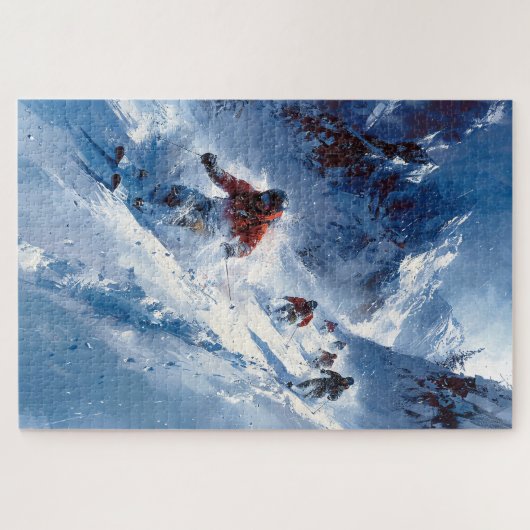 Puzzle de ski (Horizontal)