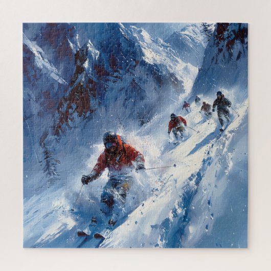 Puzzle de ski (Vertical)