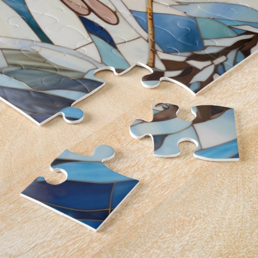 Puzzle de ski de descente (Côté)