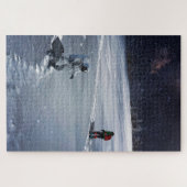 Puzzle de ski de fond (Horizontal)