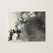 Puzzle de Snowfight des Scotties (Horizontal)