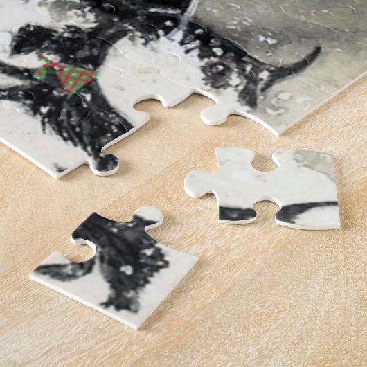 Puzzle de Snowfight des Scotties (Côté)