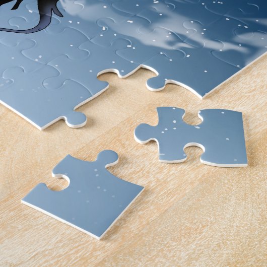 Puzzle de sorcière de Halloween (Côté)