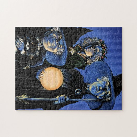 Puzzle de sorcières (Horizontal)