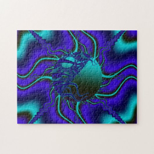 Puzzle de sphère céleste de fractale (Horizontal)