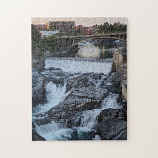 Puzzle de Spokane Falls (Vertical)