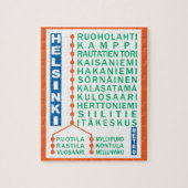 Puzzle de stations de métro de Helsinki (Vertical)
