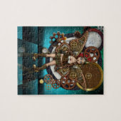 Puzzle de Steampunk avec la boîte-cadeau (Horizontal)