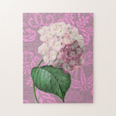 Puzzle de style Vintage rose Hydrangea (Vertical)